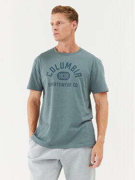 Columbia Columbia T-shirt CSC Basic Logo™ Short Sleeve Verde Regular Fit