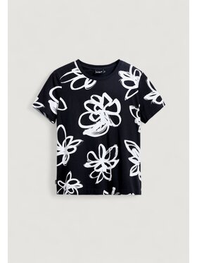 Desigual Desigual T-Shirt TS_COLORADO Μαύρο Shirt Fit