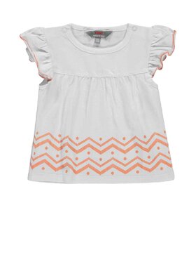 Kanz Kanz T-Shirt 1912251-1000 Biały Basic Fit