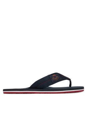 Tommy Hilfiger Tommy Hilfiger Šlepetės per pirštą Patch Hilfiger Beach Sandal FM0FM05804 Tamsiai mėlyna