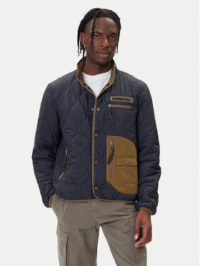 Aeronautica Militare Aeronautica Militare Prechodná bunda 252AB3009UCT04211 Tmavomodrá Regular Fit