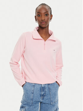 Tommy Jeans Tommy Jeans Fleecová mikina DW0DW19751 Růžová Regular Fit