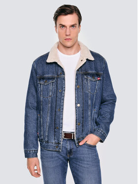 BIG STAR BIG STAR Kurtka zimowa RUBEN Niebieski Basic Fit