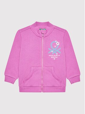 United Colors Of Benetton United Colors Of Benetton Majica dugih rukava 3J70G500V Ružičasta Regular Fit
