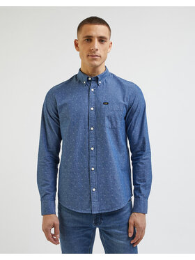 Lee Lee Koszula LEE BUTTON DOWN Niebieski Regular Fit