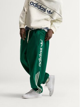 adidas adidas Spodnie dresowe 172437 Zielony ciemny Loose Fit