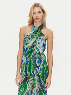 Simona Corsellini Simona Corsellini Топ P25CPTO01401 Зелений Slim Fit