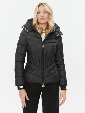 Elisabetta Franchi Elisabetta Franchi Vatovaná bunda PI-59H-36E2-V590 Černá Slim Fit
