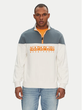 Napapijri Napapijri Bluză B-Saturnia NP0A4ICHN1A1 Alb Regular Fit