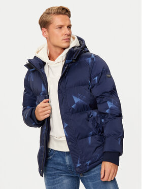 Guess Guess Žieminė striukė M4BL21 WGJ42 Mėlyna Regular Fit