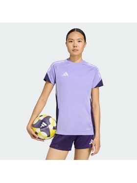 adidas adidas Koszulka techniczna Performance Tiro 25 Competition Fioletowy Regular Fit