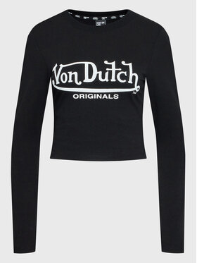Von Dutch Von Dutch Блузка Blair 6 224 009 Чорний Slim Fit