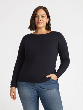 Fiorella Rubino Fiorella Rubino Sweter M409L007770N034 Niebieski Regular Fit