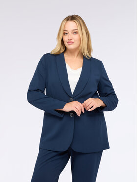 Fiorella Rubino Fiorella Rubino Giacca outdoor Q530T000213N034 Blu A-Line Fit