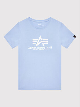 Alpha Industries Alpha Industries T-Shirt Basic 196703 Modrá Regular Fit