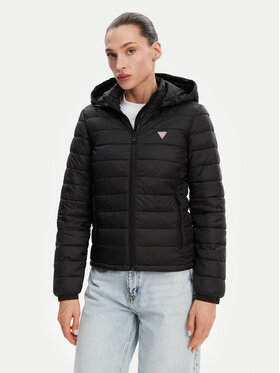 Guess Jeans Guess Jeans Pehelykabát W5RL99 WHAB2 Fekete Regular Fit