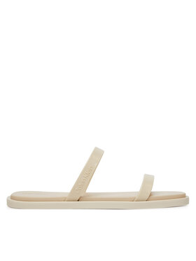Calvin Klein Calvin Klein Iešļūcenes Double Bar Slide - Jelly HW0HW02417 Écru