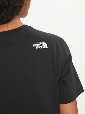 The North Face T-shirt NF0A87FJ Crna Regular Fit