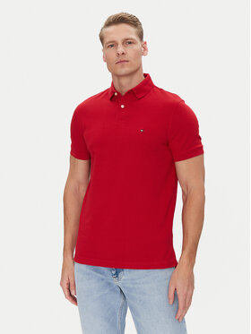 Tommy Hilfiger Tommy Hilfiger Poloshirt 1985 MW0MW17770 Rot Regular Fit
