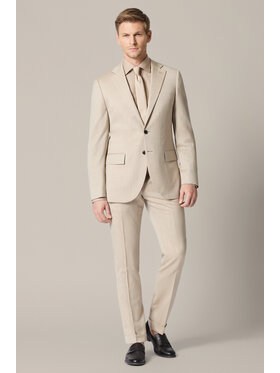 Lancerto Lancerto Garnitur Barakaldo GA073126000012 Beżowy Slim Fit