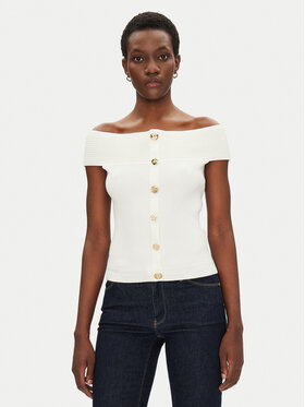Morgan Morgan Pulover 251-MDONA M Alb Slim Fit