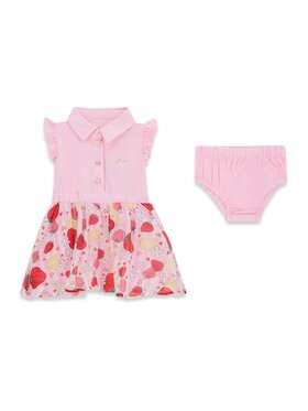 Guess Kids Guess Kids Každodenní šaty 181327 Barevná Classic Fit