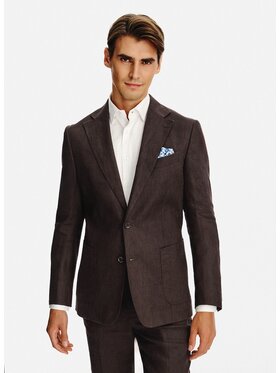 Pako Lorente Pako Lorente Marynarka P26SP-3G-029 Brązowy Slim Fit