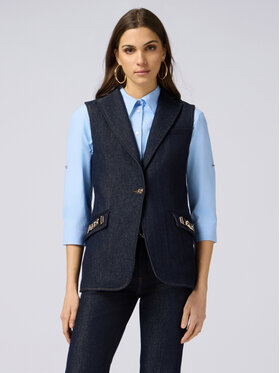 Oltre Oltre Giacca outdoor L402R000022N034 Blu A-Line Fit