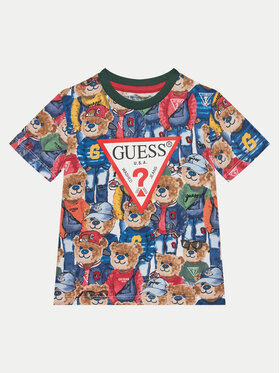 Guess Guess Tricou N5RI14 K8HM4 Colorat Regular Fit