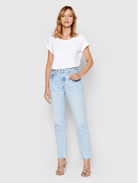 Levi's® Jeans Hlače 501® Crop 36200-0124 Svetlo Modra Cropped Fit