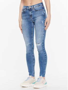 Tommy Jeans Tommy Jeans Džinsai Nora DW0DW15498 Tamsiai mėlyna Skinny Fit