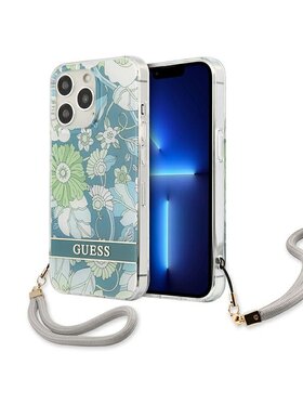 Guess Guess Etui na telefon Flower Cord Zielony