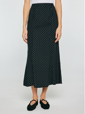 BIG STAR BIG STAR Spódnica midi CAROLLA Czarny Regular Fit