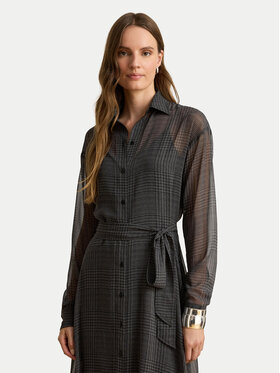 LAUREN RALPH LAUREN LAUREN RALPH LAUREN Košilové šaty 200B33077001 Tmavě šedá Regular Fit