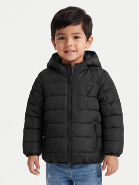 Guess Guess Пуховик H4BT03 WCFM0 Чорний Regular Fit