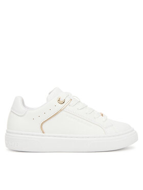 Tommy Hilfiger Tommy Hilfiger Сникърси Low Cut Lace Up Sneaker T3A9-33982-1355 S Бял