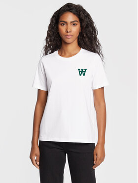 Wood Wood Wood Wood T-Shirt Mia 10232502-2222 Biały Regular Fit