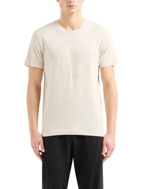 EA7 Emporio Armani EA7 Emporio Armani T-Shirt 3DUT02-PJTJZ Beżowy Regular Fit