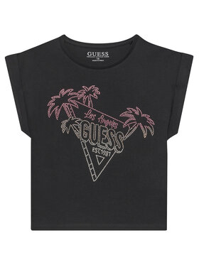 Guess Guess Тишърт J5GI32 K8HM4 Черен Regular Fit