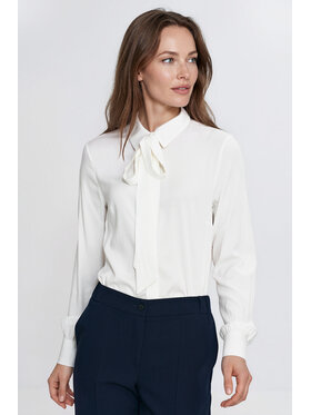 NIFE NIFE Halenka B245 Krémová Relaxed Fit