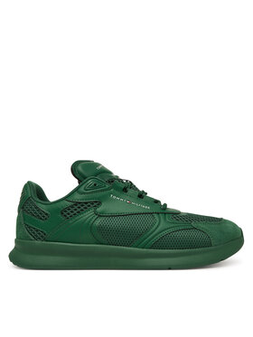 Tommy Hilfiger Tommy Hilfiger Tenisice Lightweight Runner Monocolor FM0FM05928 Zelena