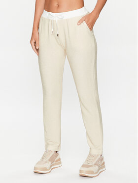 Liu Jo Sport Liu Jo Sport Hlače iz tkanine TF3077 J4537 Zlata Relaxed Fit