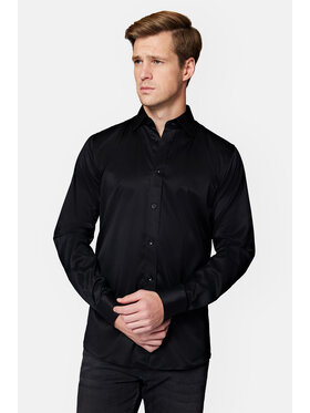 Lancerto Lancerto Koszula Blackburn KO073223000003 Czarny Regular Fit