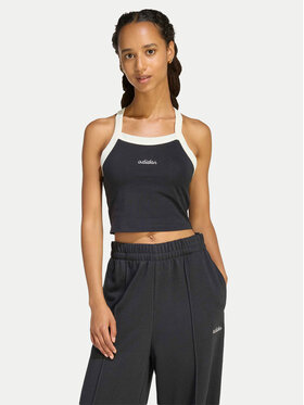 adidas adidas топ Seasonal Essentials Colorpop KC3936 Черен Slim Fit