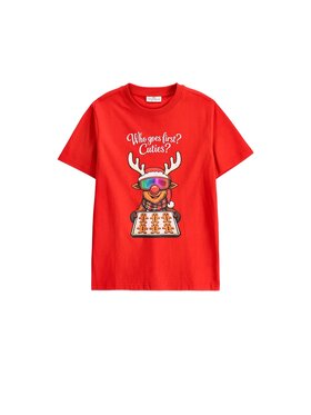 Coccodrillo Coccodrillo T-Shirt ZC6143204MER-009 Czerwony Regular Fit