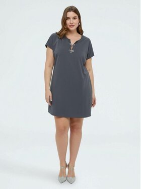 Fiorella Rubino Fiorella Rubino Vestito da giorno 7010L001177N013 Grigio Regular Fit