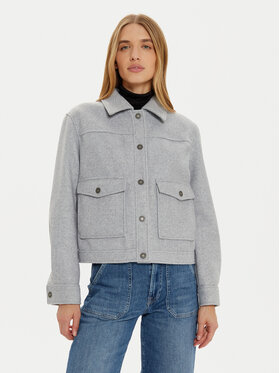 Guess Guess Преходно яке W4BL27 WGIX2 Сив Regular Fit
