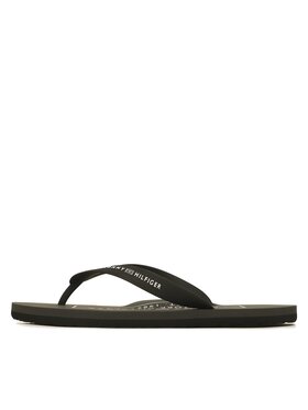 Tommy Hilfiger Japonke Rubber Hilfiger Beach Sandal FM0FM04468 Črna