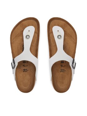 Birkenstock Birkenstock Čības uz pirksta Gizeh 745531 Balts