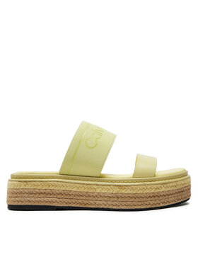 Calvin Klein Calvin Klein Papucs Wedge Slide He HW0HW01966 Sárga